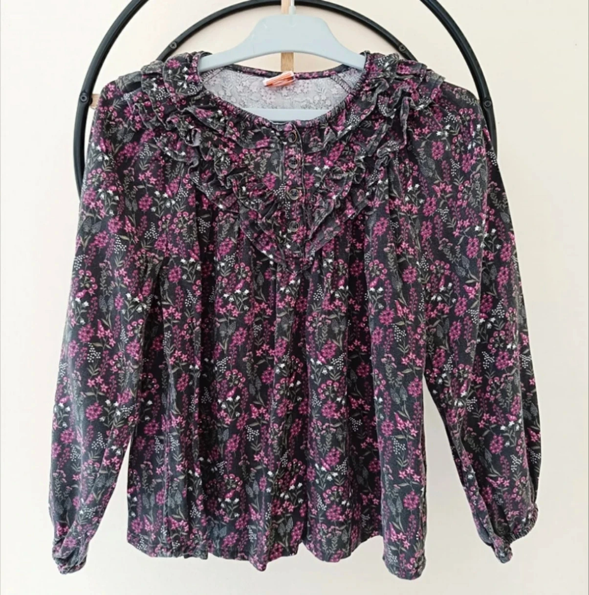 8 ans blouse tape à l'oeil